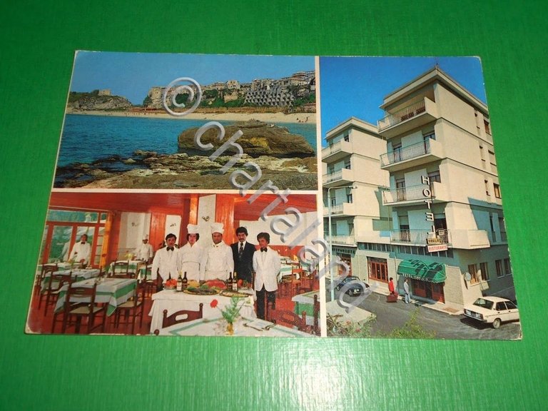 Cartolina Tropea - Hotel Ristorante "Virgilio" di Ciccarelli 1970 ca