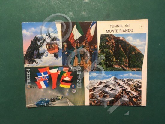 Cartolina Tunnel Del Monte Bianco - 1965