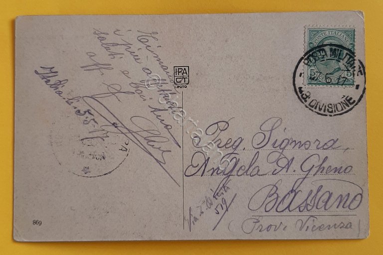 Cartolina Udine - Chiesa di S. Giovanni e Torre dell …