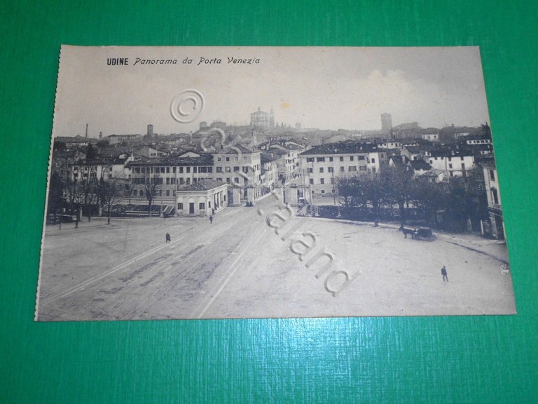 Cartolina Udine - Panorama da Porta Venezia 1920 ca