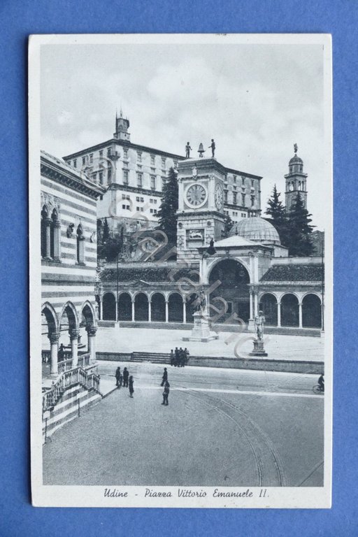 Cartolina Udine - Piazza Vittorio Emanuele II - 1941