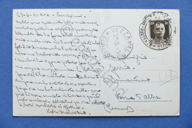 Cartolina Udine - Piazza Vittorio Emanuele II - 1941