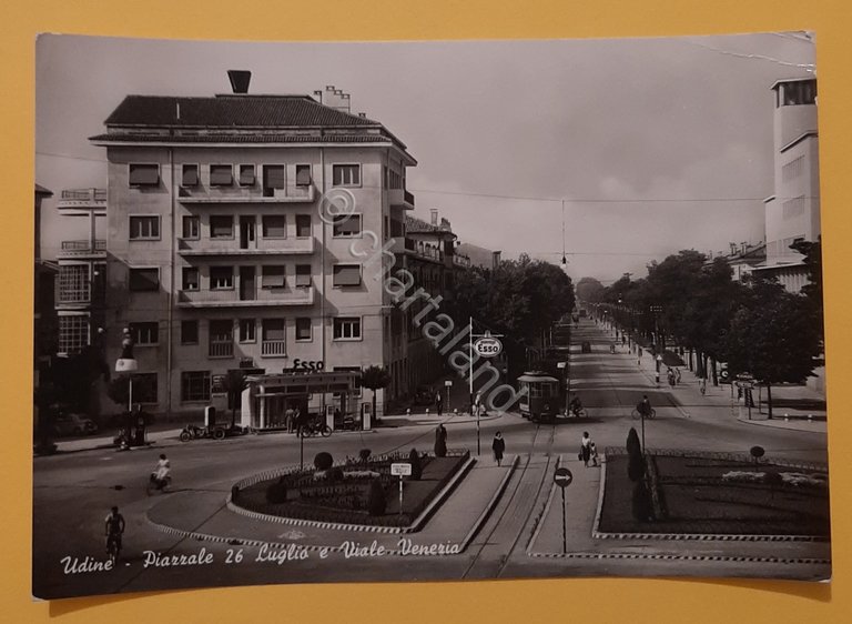 Cartolina Udine - Piazzale 26 Luglio e Viale Venezia - …