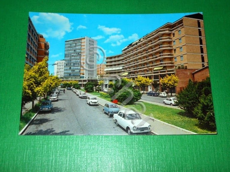 Cartolina Udine - Viale Leopardi 1960 ca