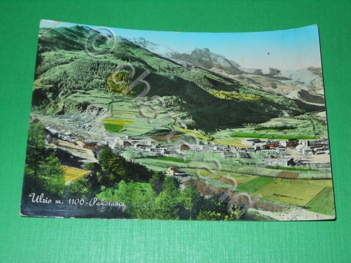 Cartolina Ulzio - Panorama 1956.