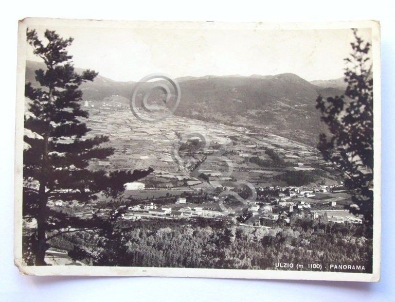 Cartolina Ulzio ( Torino ) - Panorama 1939