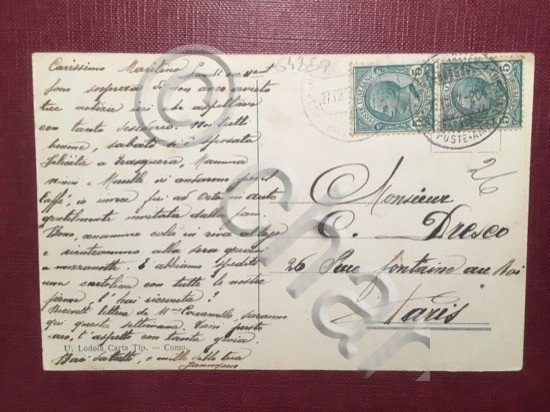 Cartolina Un Saluto da Varzo - 1920