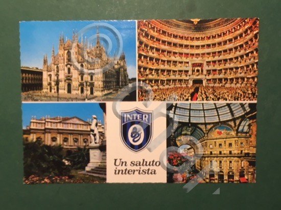 Cartolina Un Saluto Interista - 1970 ca.