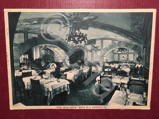 Cartolina Una Sala Della Buca di S. Ruffillo - 1961