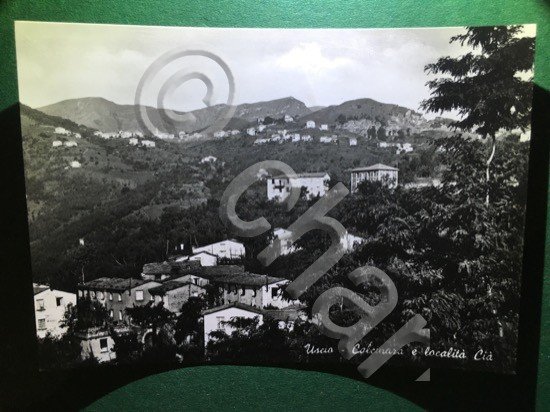 Cartolina Uscio - Calcinara e Località Cià - 1970 ca.