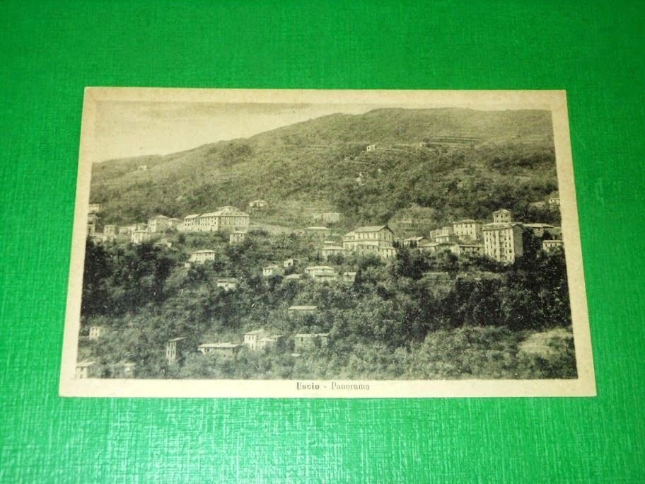 Cartolina Uscio - Panorama 1930 ca.