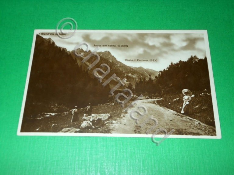 Cartolina Usseglio - Strada di Margone 1935 ca