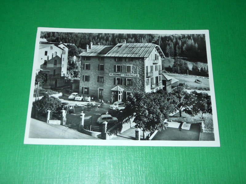 Cartolina Uzza Valfurva - Albergo Cristallo 1940 ca.