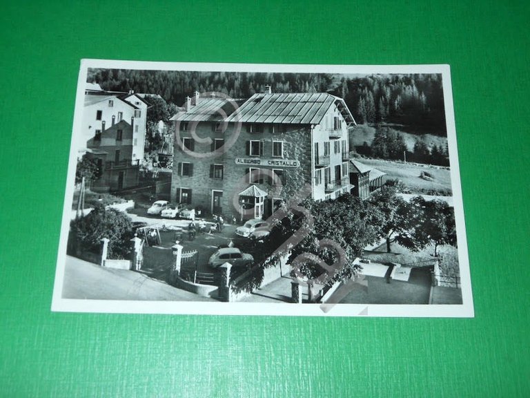Cartolina Uzza Valfurva - Albergo Cristallo 1940 ca.