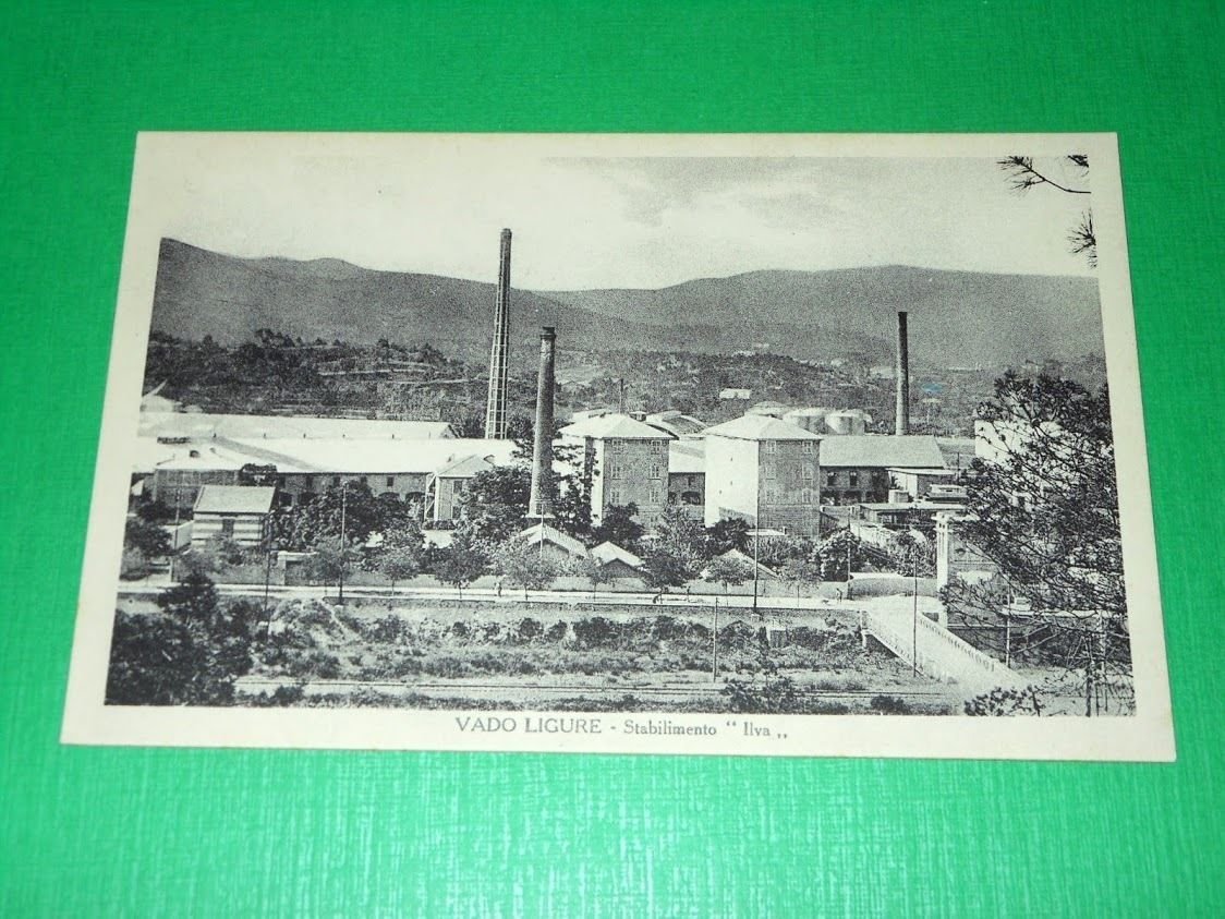 Cartolina Vado Ligure - Stabilimento Ilva 1930 ca.
