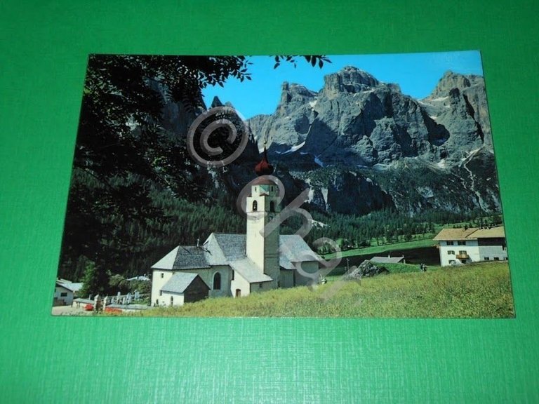 Cartolina Val Badia - Colfosco - Gruppo Sella 1970 ca