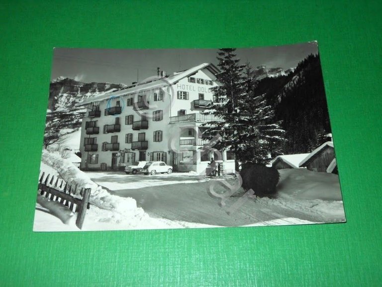 Cartolina Val Badia - La Villa - Hotel Dolomiti 1963.