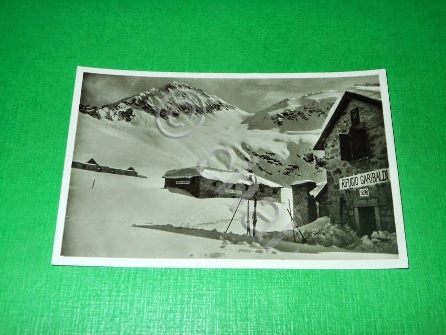 Cartolina Val d' Avio - Rifugio Garibaldi 1935 ca.