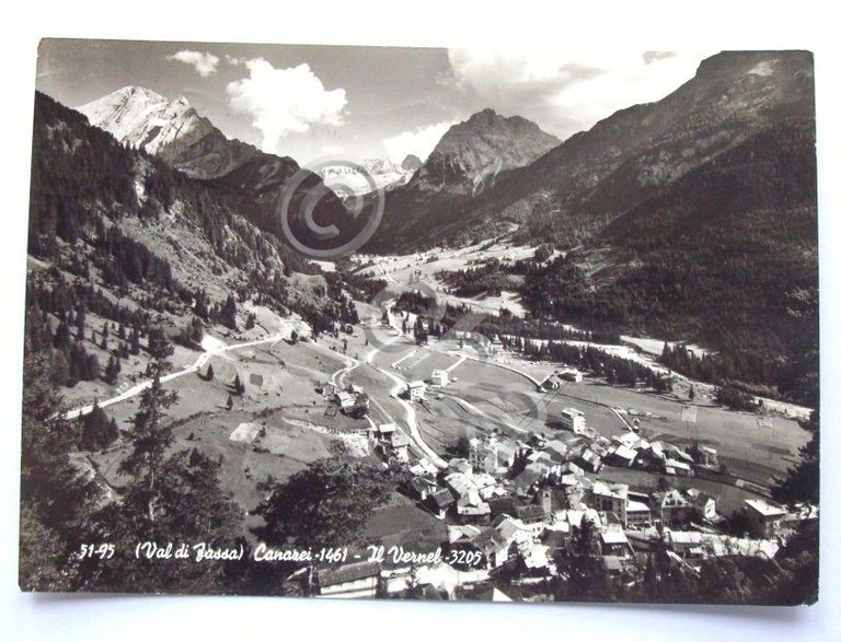 Cartolina Val di Fassa - Canazei - Il Vernel 1962
