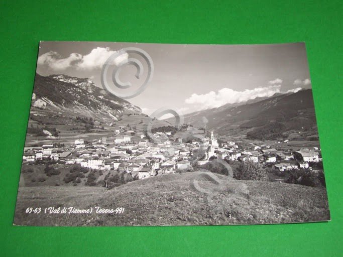 Cartolina Val di Fiemme - Tesero ( Trento ) - …