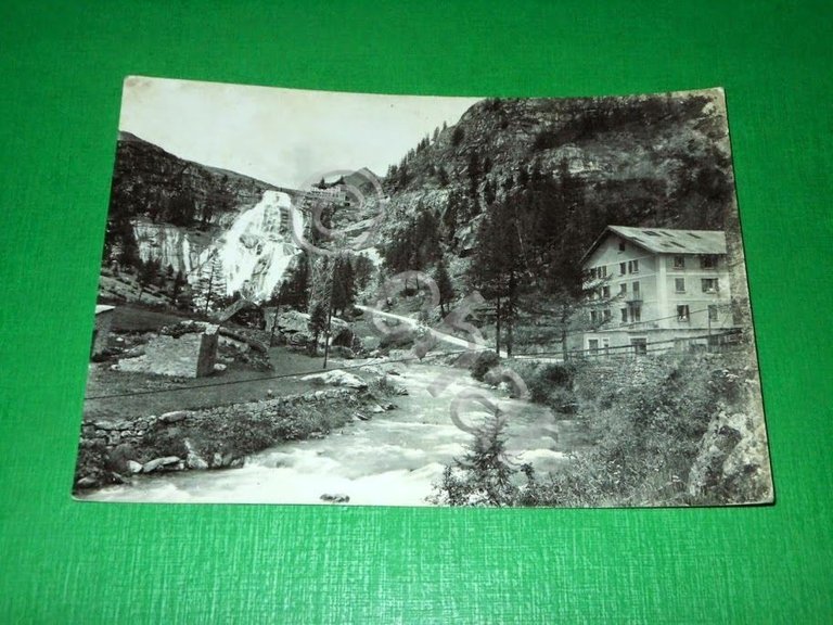 Cartolina Val Formazza - Cascata del Toce 1959.