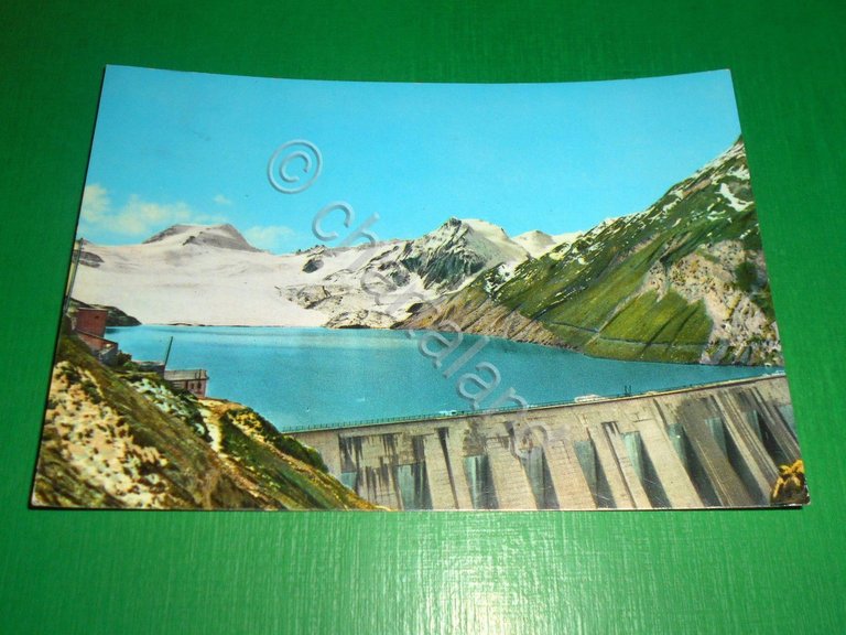 Cartolina Val Formazza - La diga del Sabbione 1964
