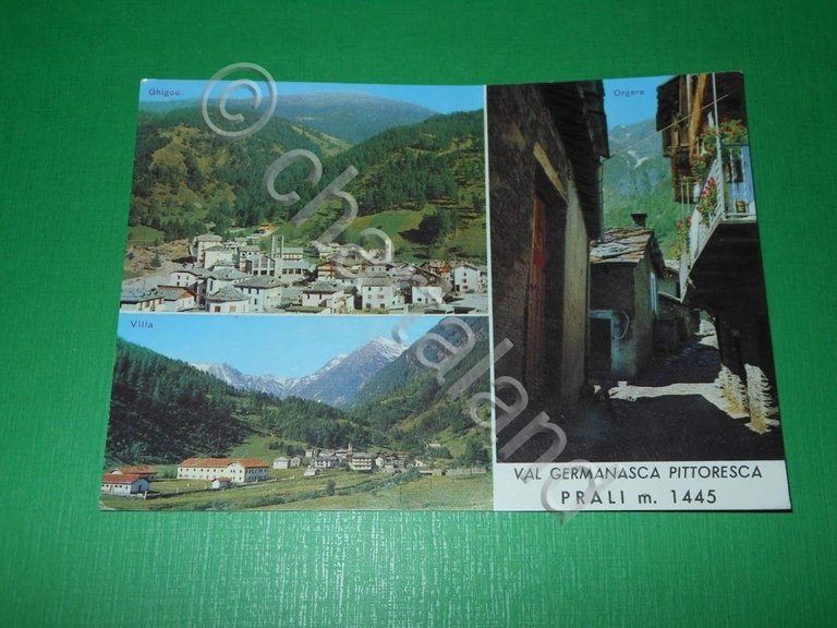 Cartolina Val Germanasca - PRALI - Vedute diverse 1970