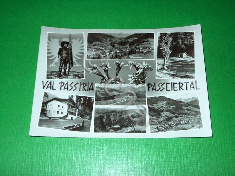 Cartolina Val Passiria - Passeiertal - Vedute diverse 1964