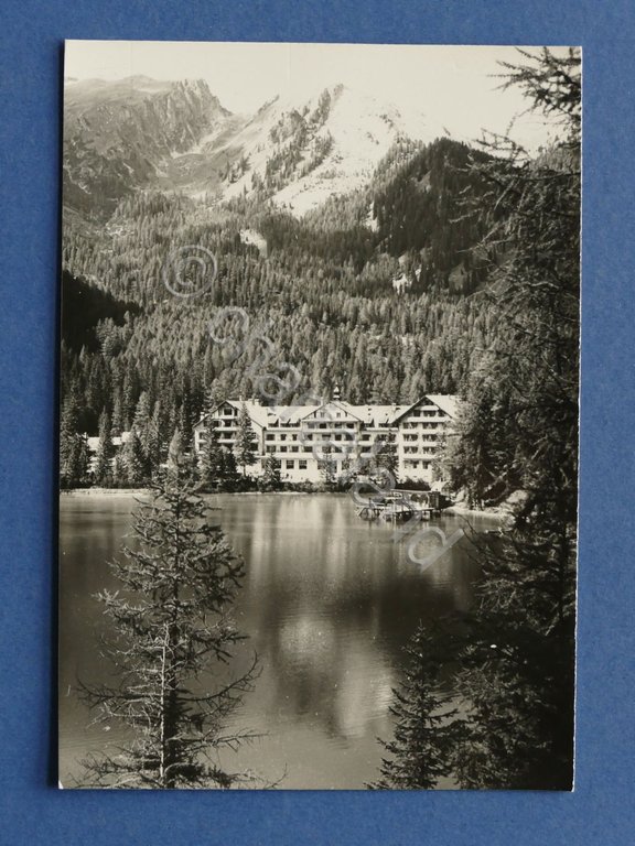 Cartolina Val Pusteria - Hotel Lago di Braies - 1960 …