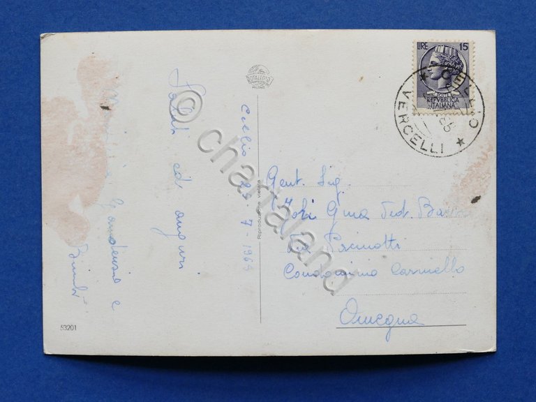 Cartolina Val Sesia - Cellio - 1965