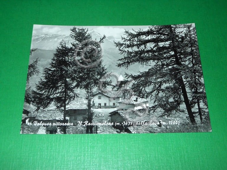 Cartolina Val Susa pittoresca - Il Rocciamelone dalla Losa 1971