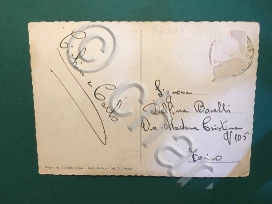 Cartolina Valdesi Recandtesi Al Tempio - 1930ca.