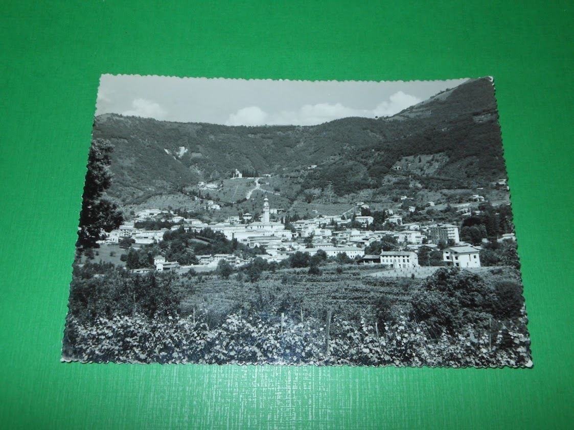 Cartolina Valdobbiadene - Panorama 1963.
