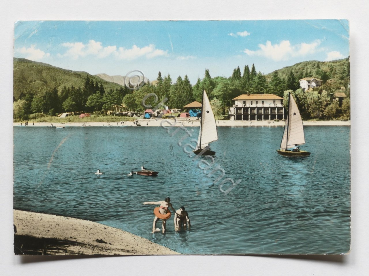 Cartolina Valganna - Lago di Ghirla - 1964