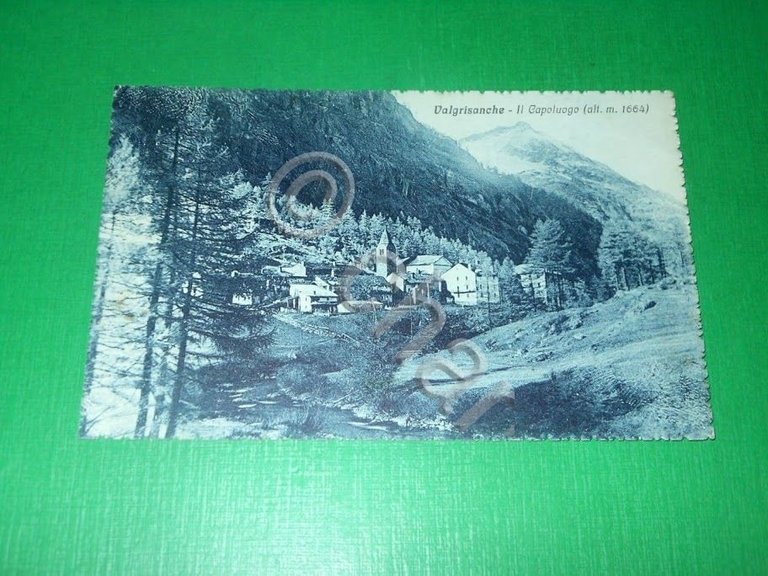 Cartolina Valgrisanche - Il Capoluogo 1931 | Immagine Gallery 2