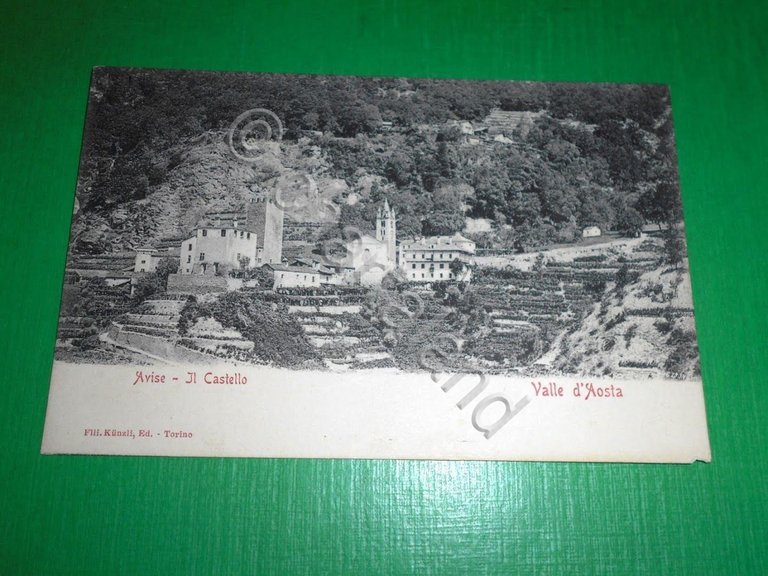 Cartolina Valle d' Aosta - Avise - Il Castello 1910 …
