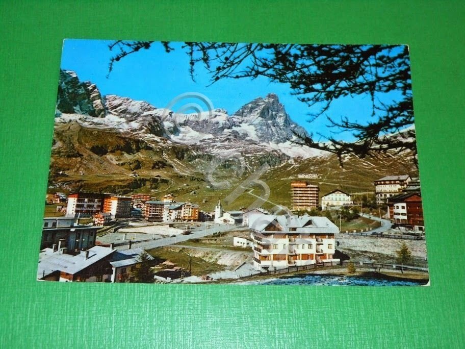 Cartolina Valle d' Aosta - Cervinia Breuil - Panorama e …