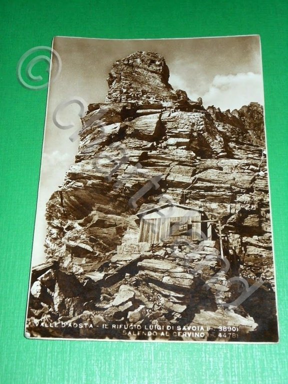 Cartolina Valle d' Aosta - Il Rifugio Luigi di Savoia …