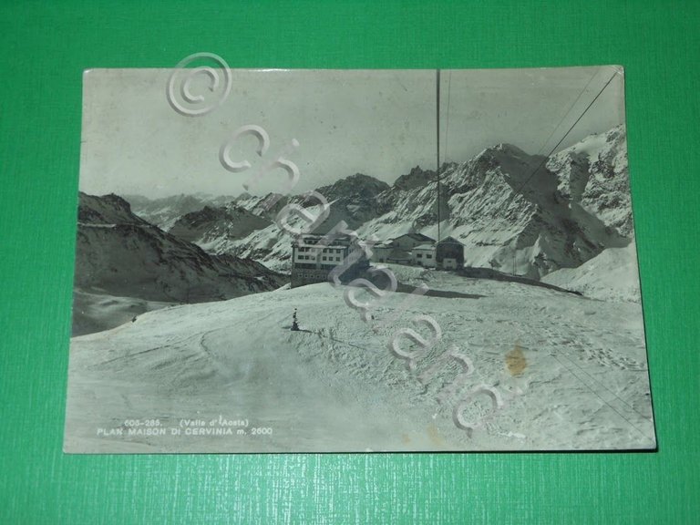 Cartolina Valle d' Aosta - Plan Maison di Cervinia 1958 | Immagine Gallery 2