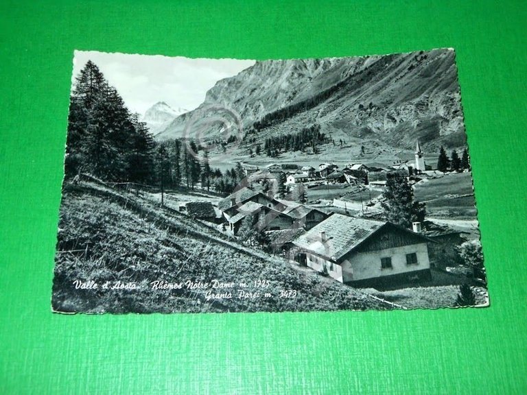 Cartolina Valle d' Aosta - Rhemes Notre Dame - Granta …