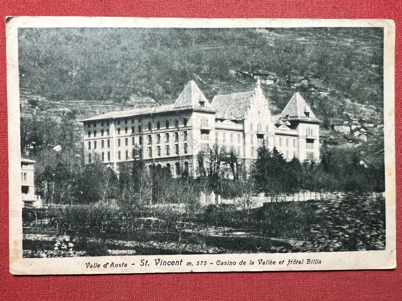 Cartolina Valle d'Aosta - St. Vincent - Casino de la …