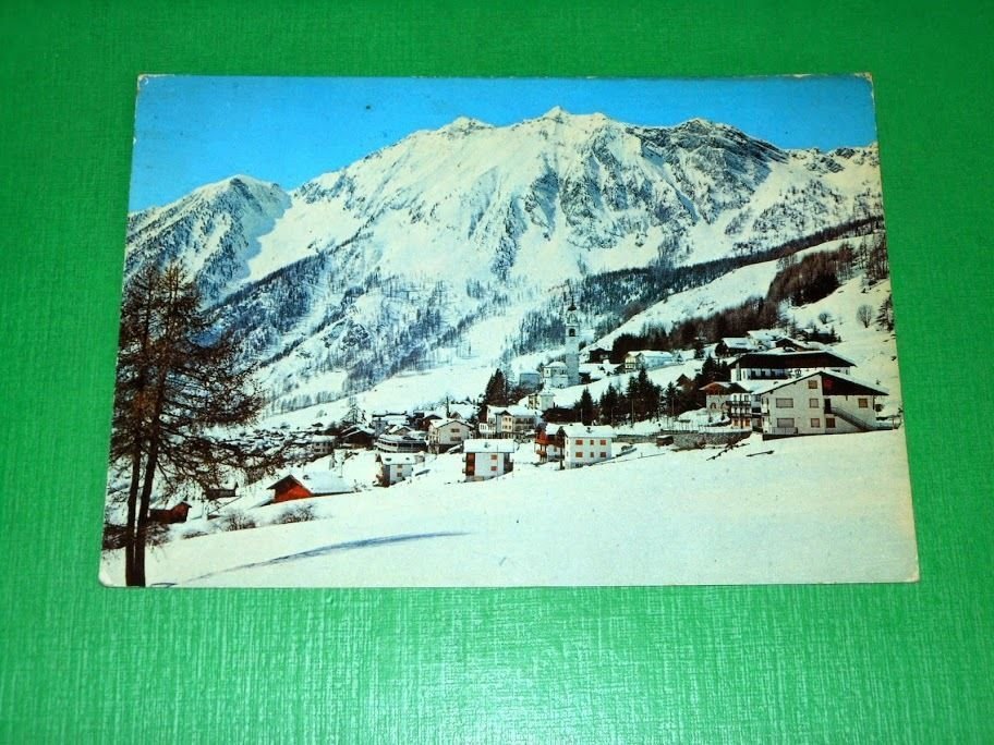 Cartolina Valle d' Ayas ( Aosta ) - Monte Zerbion …