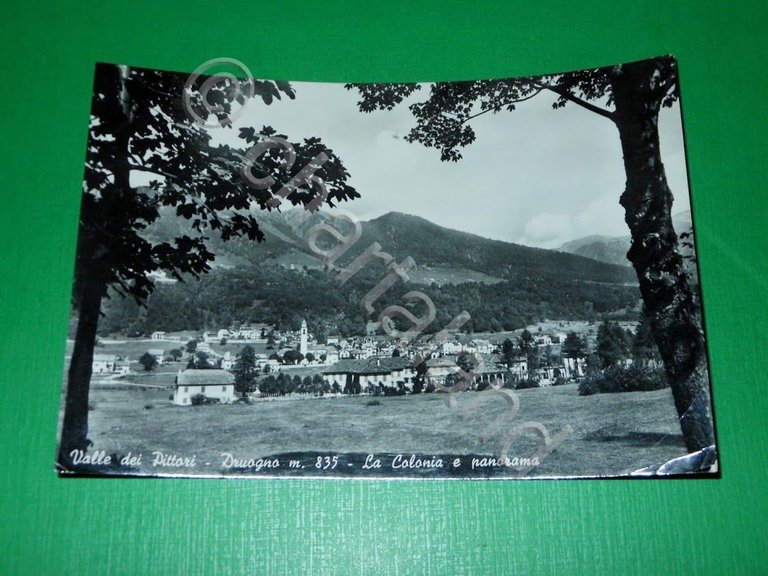 Cartolina Valle dei Pittori - Druogno - La Colonia e …