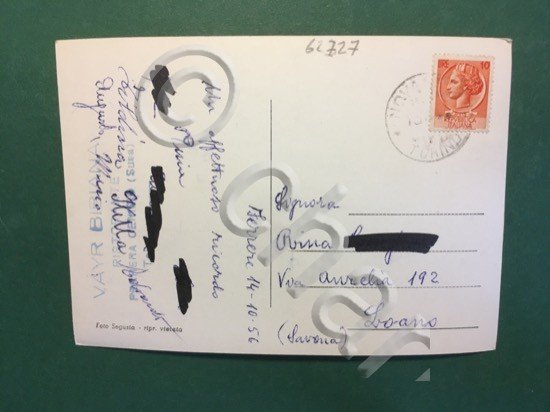 Cartolina Valle di Susa - Monumento a Maria Sul Rocciamelone …