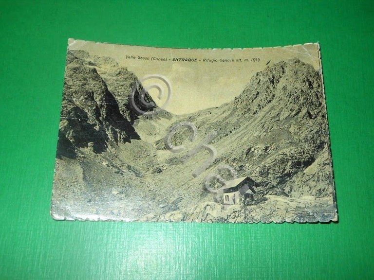 Cartolina Valle Gesso ( Cuneo ) - Entraque - Rifugio …