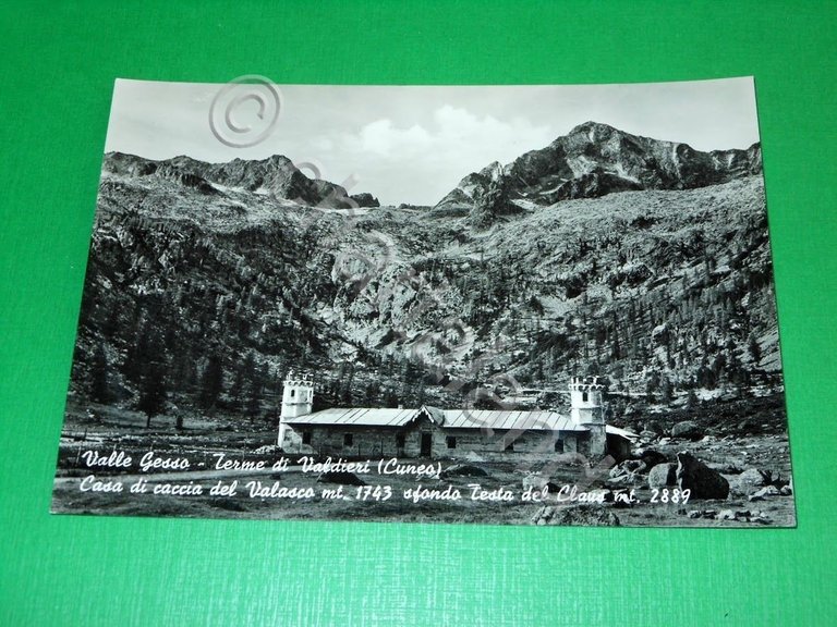 Cartolina Valle Gesso ( Cuneo ) -Terme di Valdieri - …