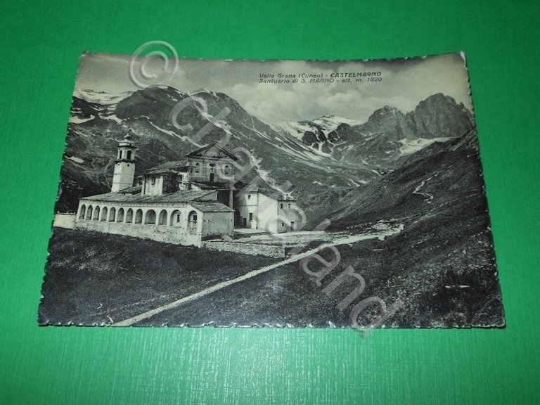 Cartolina Valle Grana ( Cuneo ) - Castelmagno - Santuario …