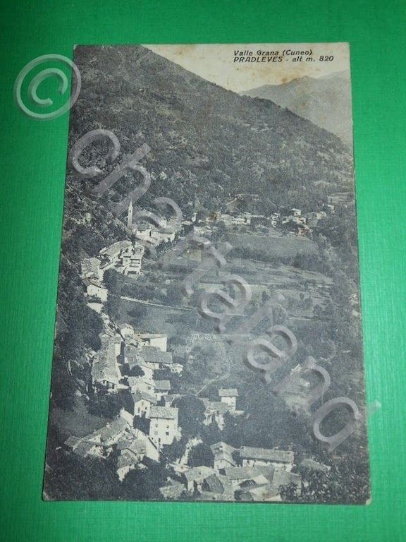 Cartolina Valle Grana ( Cuneo ) - Pradleves - Panorama …