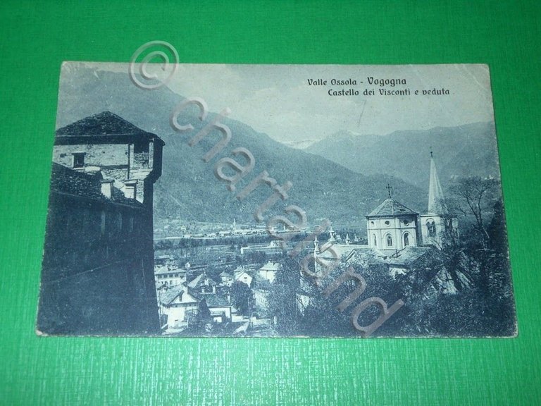 Cartolina Valle Ossola - Vogogna - Castello dei Visconti e …