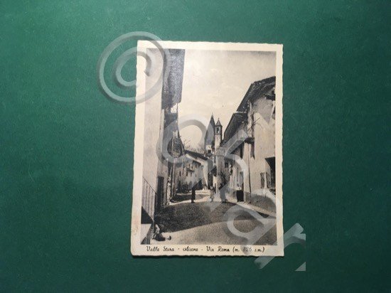 Cartolina Valle Stura - Aisone - Via Roma - 1930 … | Immagine Gallery 2